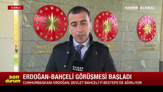Cumhurbaşkanı Erdoğan ve MHP lideri Bahçeli görüşmesi başladı