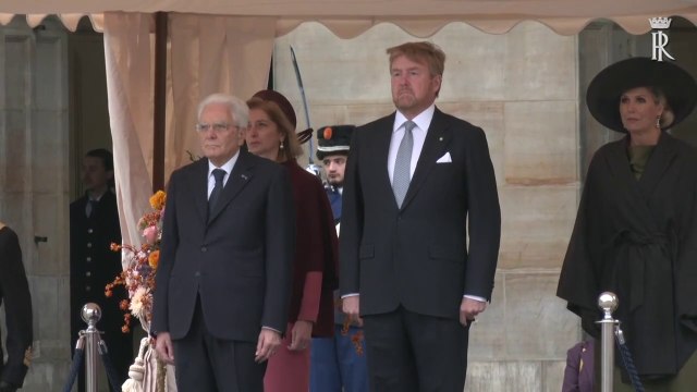 Italia-Olanda, Mattarella al Palazzo Reale di Amsterdam