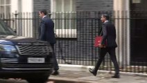 Rishi Sunak departs 10 Downing Street ahead of PMQs