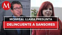 Ricardo Monreal pedirá desafuero de Layda Sansores