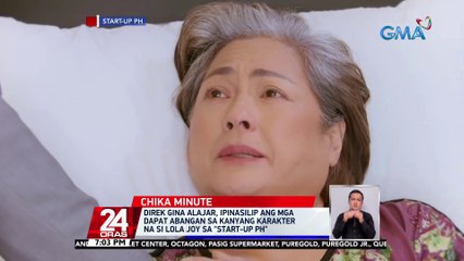 Direk Gina Alajar, ipinasilip ang mga dapat abangan sa kanyang karakter na si Lola Joy sa "Start-Up PH" | 24 Oras