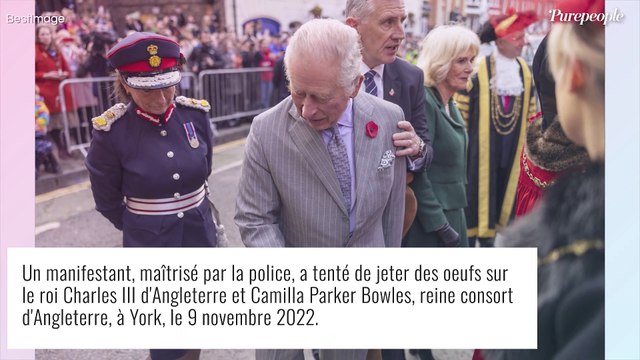 Charles III attaqué : le roi cible d'un jet d'oeufs, un homme interpellé