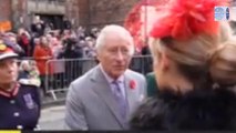 Moment King Charles and Queen Consort are Pelted with Eggs by Protester in York