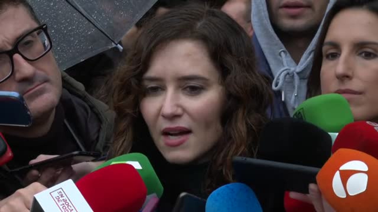 Díaz Ayuso acusa al Gobierno de "usar medios para hacer propaganda contra la Comunidad de Madrid"