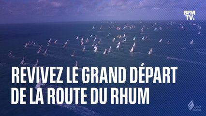 Revivez le grand départ de la Route du Rhum