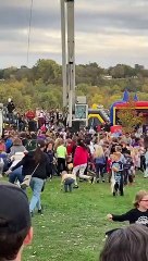 Pumpkin Dropped From a High Height