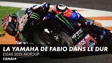 La Yamaha de Fabio Quartararo dans le dur - MotoGP Essais 2023