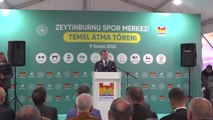 Bakan Kasapoğlu, Zeytinburnu Spor Merkezi'nin temel atma törenine katıldı