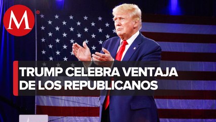 Trump celebra ventaja preliminar de republicanos en votación intermedia