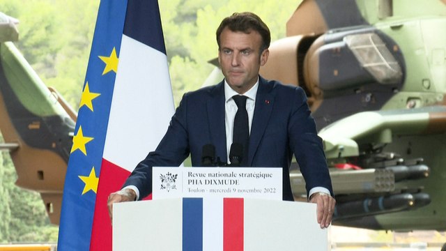 «L'Europe n'est plus à l'abri»: Emmanuel Macron dévoile sa vision pour l'armée française du futur