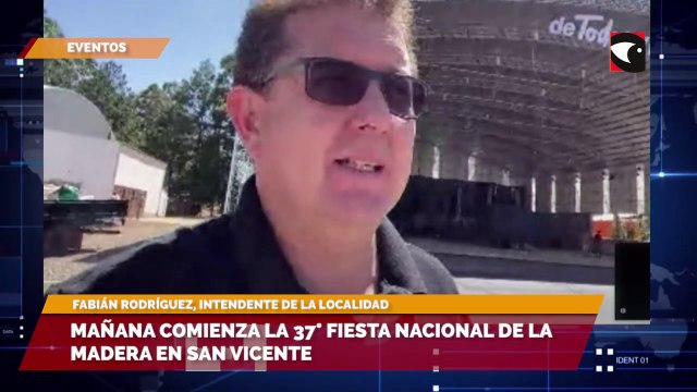 Mañana comienza la 37° fiesta nacional de la madera en San Vicente