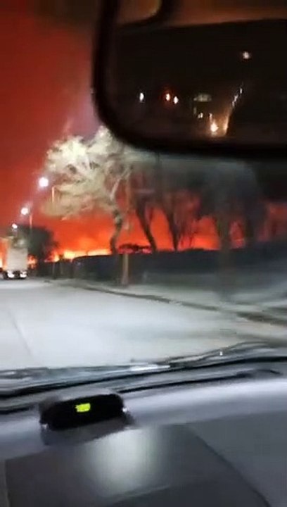 Incendio en Orán