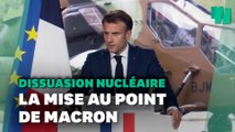 Macron sur la dissuasion nucléaire : « gardons-nous de dramatiser » certains propos