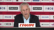 Favre sur son avenir : « Je ne peux pas vous répondre » - Foot - L1 - Nice