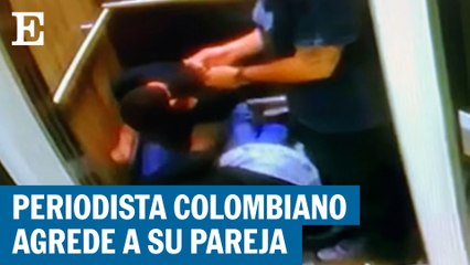 Periodista golpea a una mujer en un ascensor