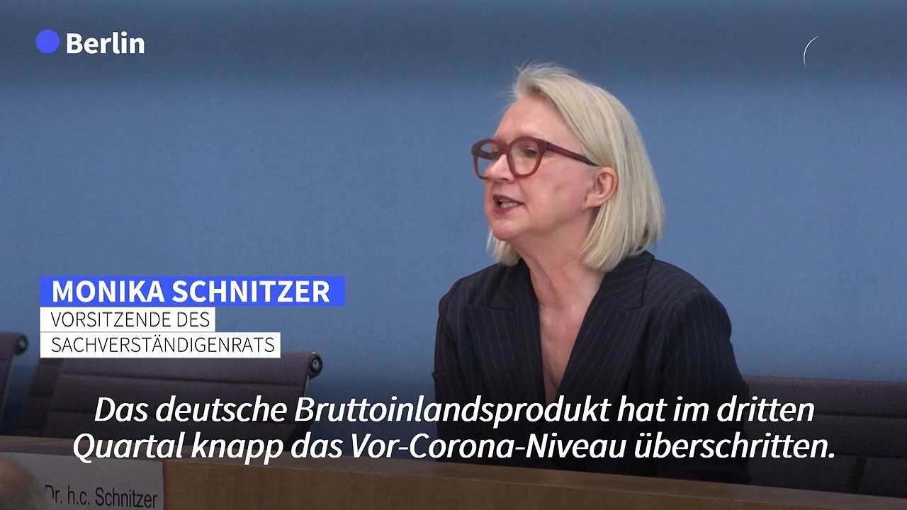 Wirtschaftsweise: 2023 droht Rezession und hohe Inflation