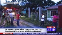 Vehículo fantasma atropella y mata a menor en la comunidad de El Rosario, Santa Rosa de Copán