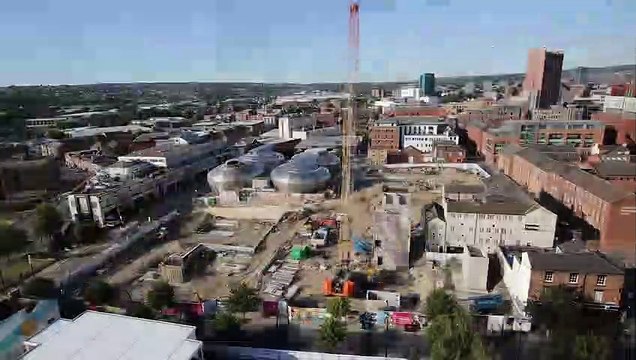 Sheffield Hallam University: Timelapse of city centre project bringing in 'state-of-the-art' facilities