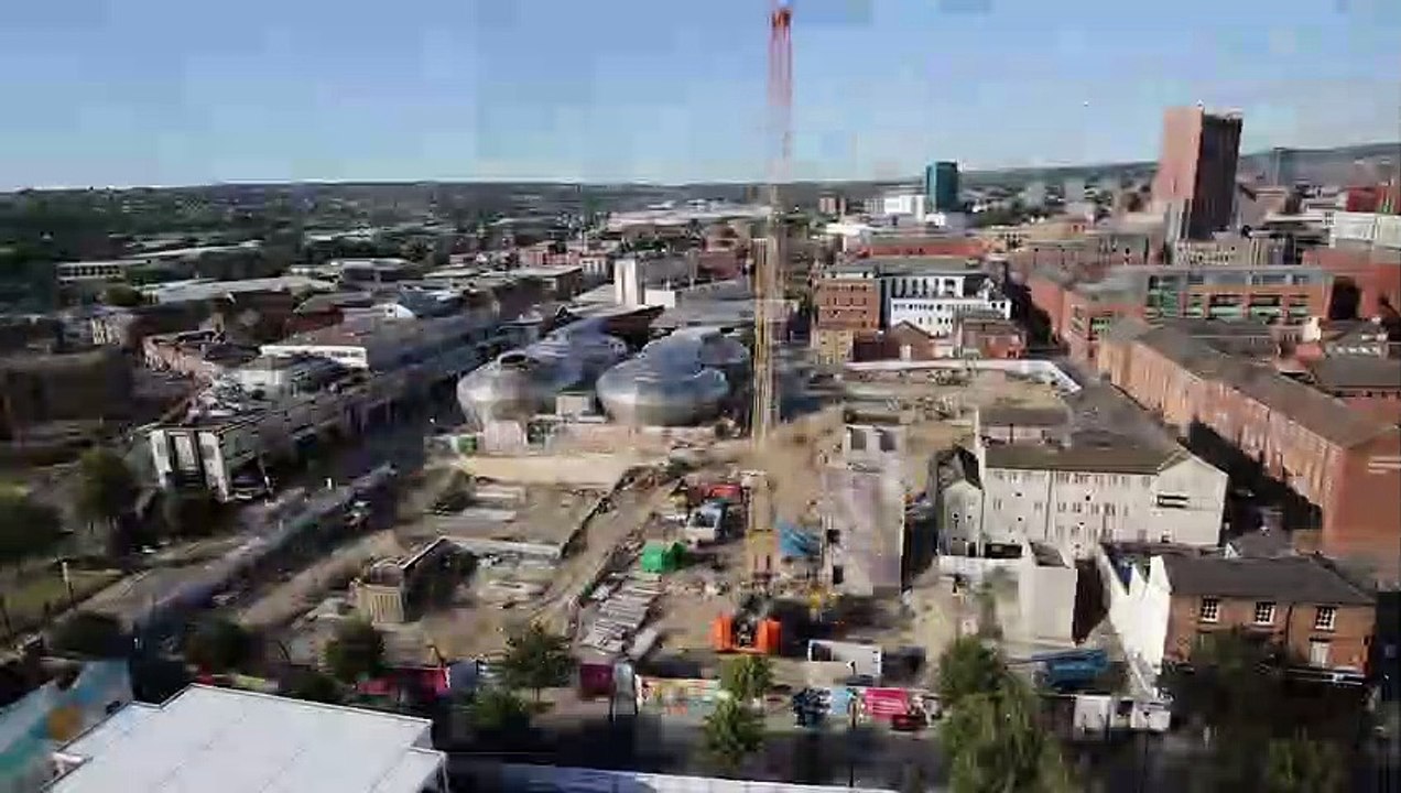 Sheffield Hallam University: Timelapse of city centre project bringing in  'state-of-the-art' facilities