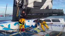 VOILES DU MAXI BANQUE POPULAIRE 2022 : DERNIERES MINUTES AVANT LE DEPART AVEC ARMEL ET LE TEAM - VOILE BANQUE POPULAIRE