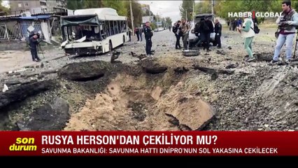 Son dakika Rusya'dan flaş açıklama: Savunma hattını Dnipro Nehri'nin sol yakasına çekiyoruz
