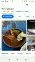 top 5 rekomendasi kuliner malang jawa timur indonesia Wareg rek - lalapan Kalpataru suhat malam hari part 2