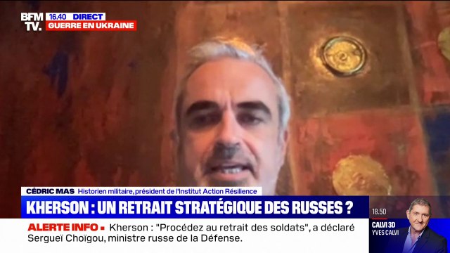 Cédric Mas: Les Russes ont pratiqué une politique de terre brulée à Kherson, ils ont tout pillé et tout récupéré