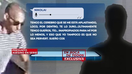 Uno de los audios del asesino en serie de Torrevieja que ha desvelado el programa en Boca de Todos que emite Cuatro Televisión.