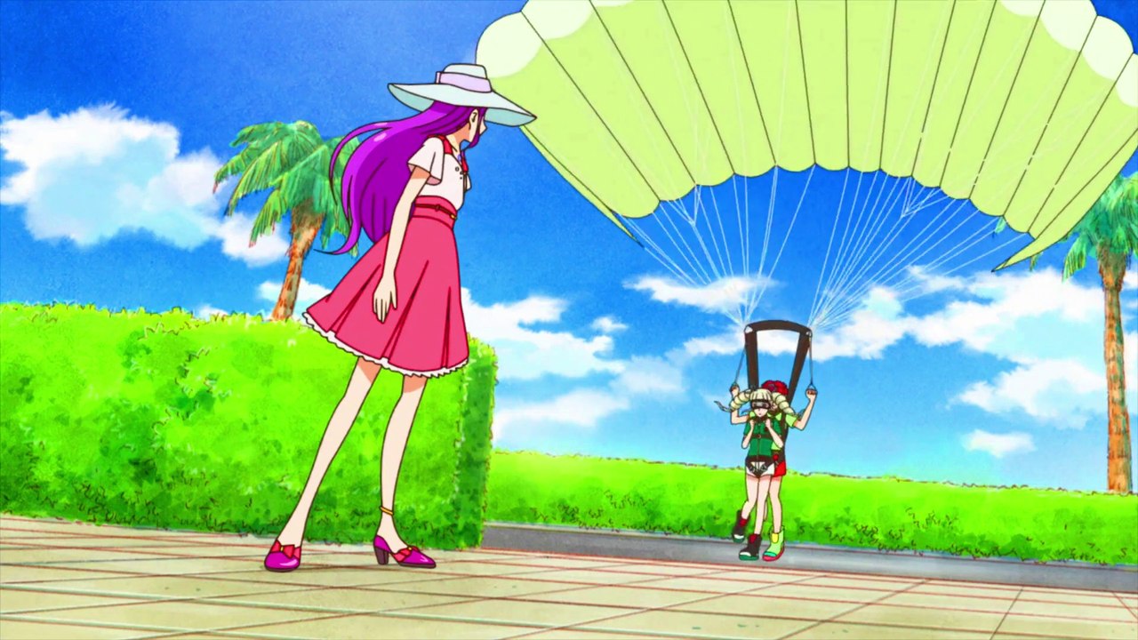 Aikatsu 3 - tandem parachute