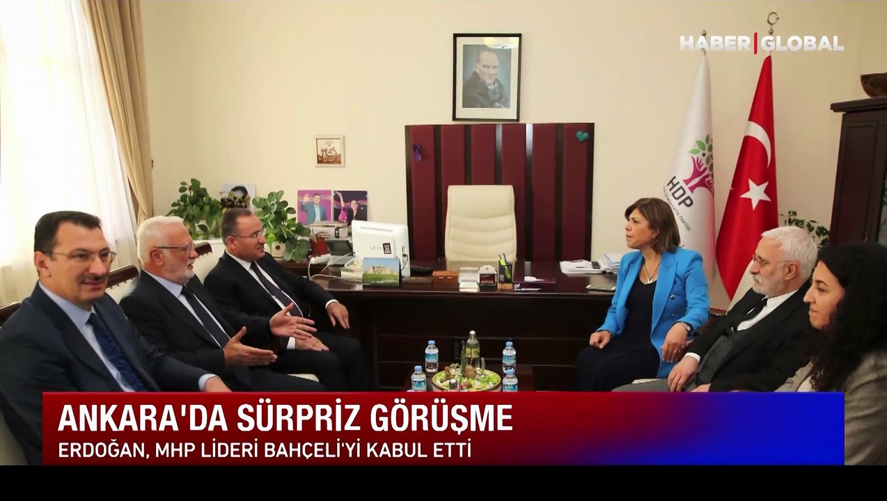 Cumhurbaşkanı Erdoğan ve MHP lideri Bahçeli görüştü
