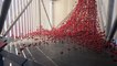 Remembrance Day: Poppy installation at the Imperial War Museum North
