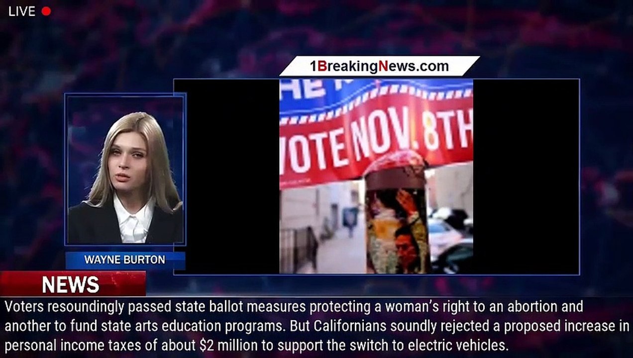 California Proposition Results Voters Pass Protections For Abortion