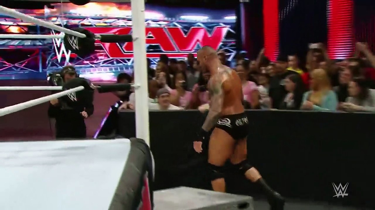 FULL MATCH — Roman Reigns vs. Randy Orton & Seth Rollins — Handicap Match_ Raw, March 9, 2015