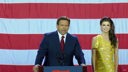 DeSantis pronuncia su discurso tras ser reelegido en Florida, según proyecciones