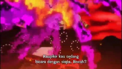 Momen Zoro menahan serangan Kaidou & Big Mom