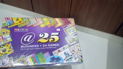 Unboxing and Review of Funstroke 25 Money and Assets Games Board Game