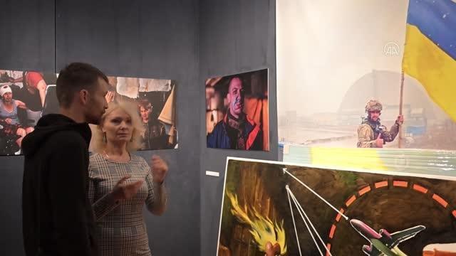 Rusya-Ukrayna savaşının sembol yüzü Olena Kurilo ilk röportajını AA'ya verdi (1)