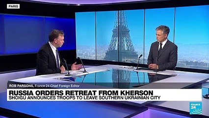 Russia orders troops retreat from Kherson