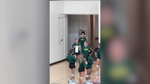 Woman Surprises Twin Sisters Who Moved To Hawaii On Volleyball Scholarship | Happily TV