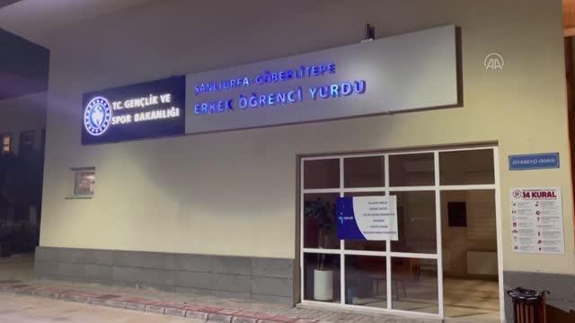 ŞANLIURFA - KYK yurtlarında, Deprem Anı, Çök Kapan Tutun ve Tahliye tatbikatı yapıldı