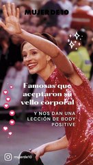 ¡Artistas que han aceptado el vello en las axilas!💖