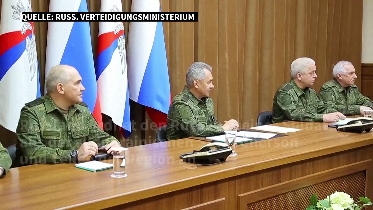 Moskau ordnet Rückzug russischer Truppen aus Cherson an