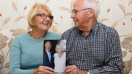 Preston couple celebrate 60 years' marriage with one of the first letters from the King