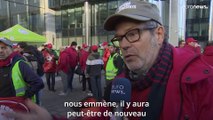 La grève des travailleurs belges, conséquence du 