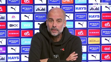 Pep Guardiola reveals that Manchester City will not bring in any new players in January