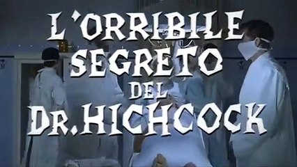 L'Effroyable Secret du Dr. Hichcock Bande-annonce (IT)