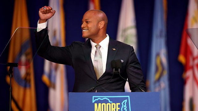 Democrat Wes Moore makes history as Maryland’s first Black governor