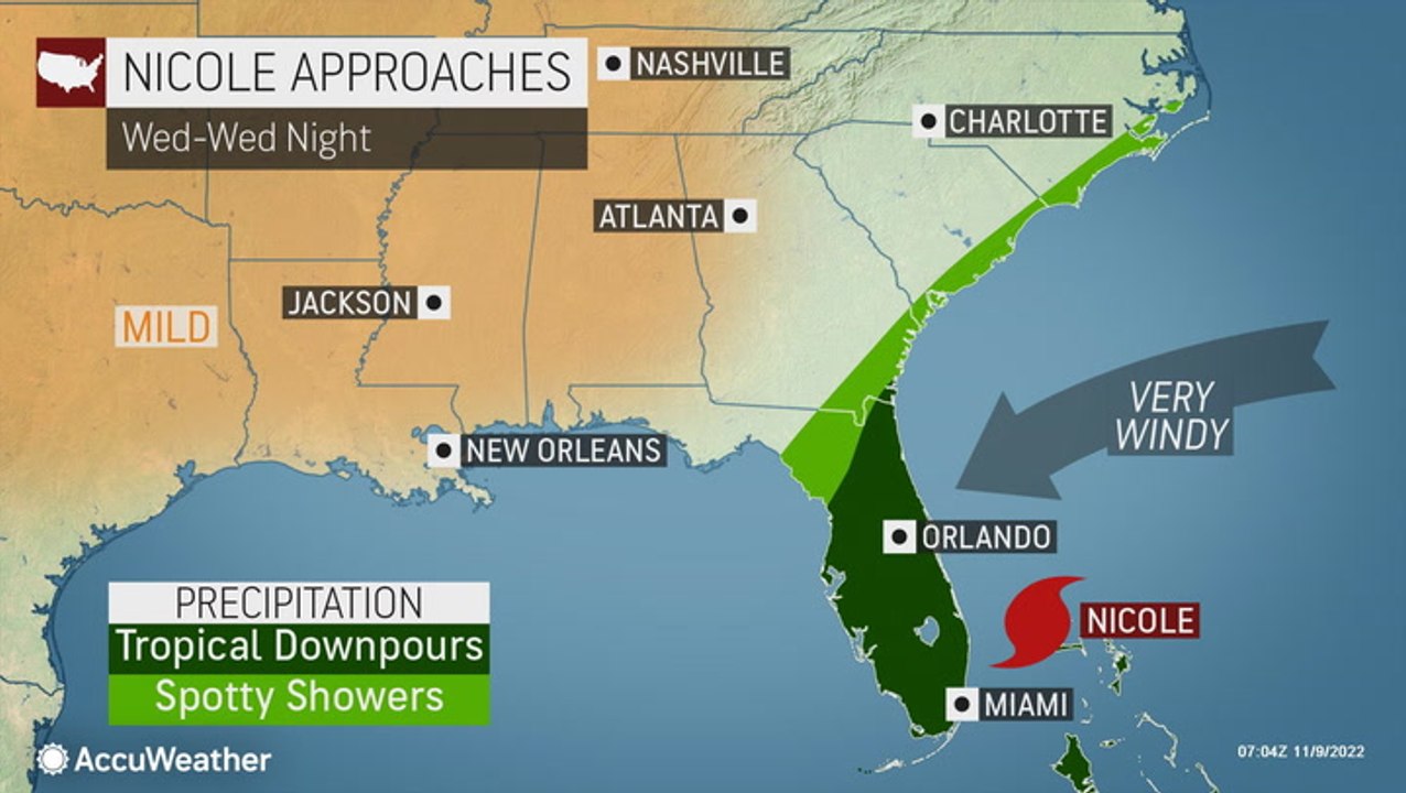 Growing storm surge threat from Nicole