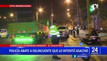 El Agustino: policía abatió a delincuente que intentó asaltarlo