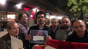 وقفة تضامنية مع النائب عمرو درويش في اسبانيا